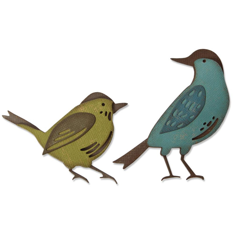 Sizzix Thinlits Die Set - Feathered Friends, 664433 by: Tim Holtz
