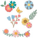 Sizzix Thinlits Die Set 20Pc - Petite Petals, 664455 by: Emily Tootle