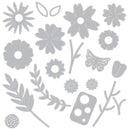 Sizzix Thinlits Die Set 20Pc - Petite Petals, 664455 by: Emily Tootle