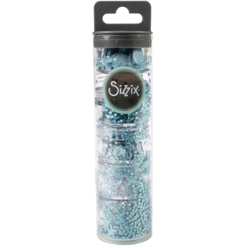 Sizzix - Making Essential Sequins & Beads 5Pc - Artic Sky, 664603