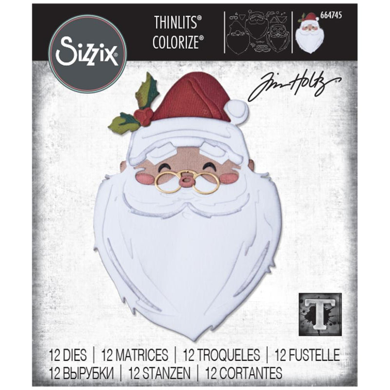 Sizzix Thinlits Die Set - Santa's Wish, Colorize, 664745 by: Tim Holtz