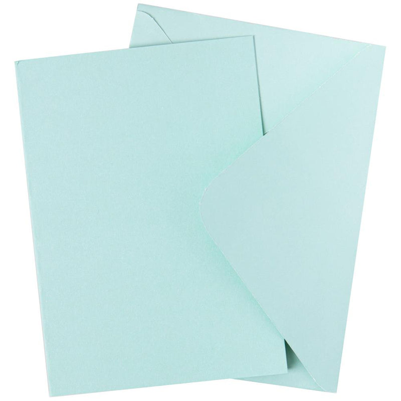 Sizzix Surfacez - Card & Envelope Pack, A6 -  Mint Julep, 10Pc, 664827