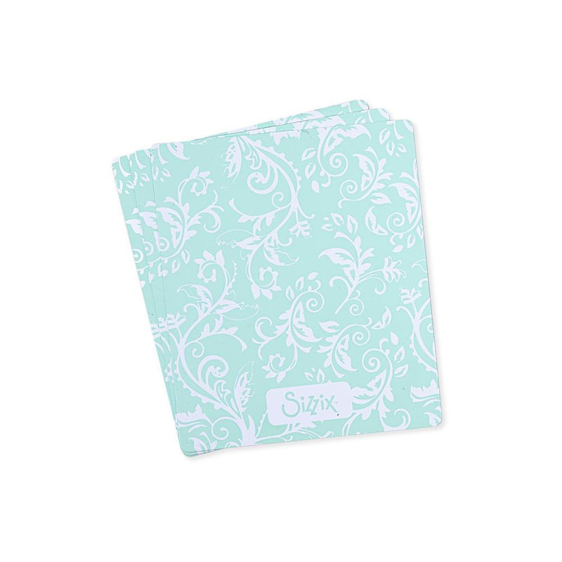 Sizzix - Printed Magnetic Sheets - Mint Julep 3Pc, 664893
