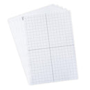 Sizzix Accessory Sticky Grid Sheets 8.25X11.75 5Pc, 664927