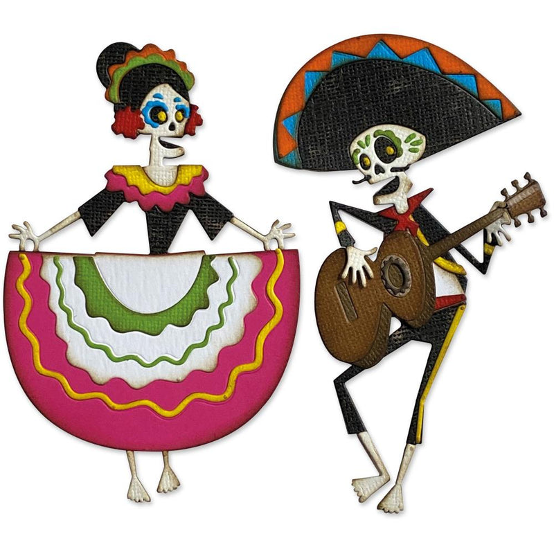 Sizzix Thinlits Die Set - Day of the Dead, Colorize, 664969 by: Tim Holtz