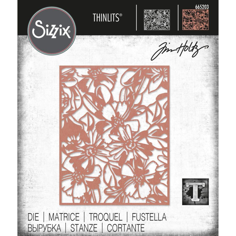 Sizzix Thinlits Die Set - Flowery, 665203 by: Tim Holtz
