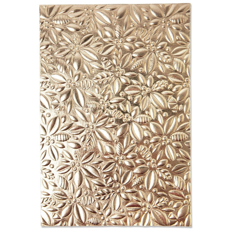 Sizzix 3-D Textured Impressions Embossing Folder - Holly, 665253 by: Kath Breen
