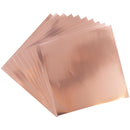 Sizzix Surfacez - Aluminum Metal Sheets 10Pc, 6x6 - Rose Gold, 665259