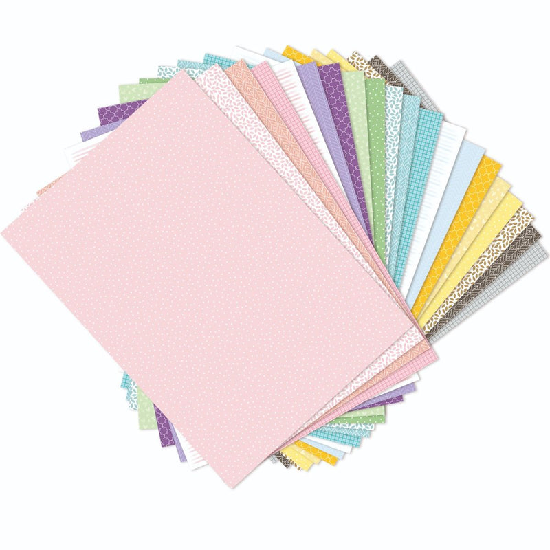 Sizzix Surfacez Printed Paper Pad A4, 80Pc - Color Story, 665275