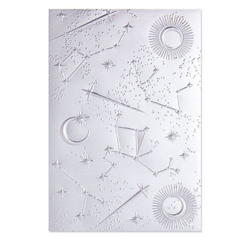 Sizzix 3-D Textured Impressions Embossing Folder - Starscape, 665319 by: Kath Breen