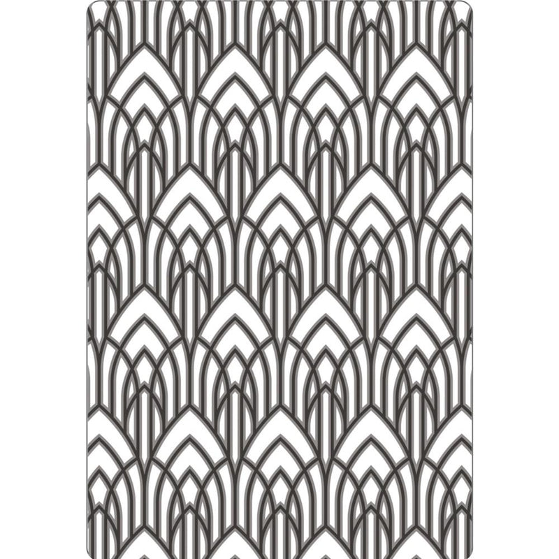 Sizzix Texture Fades Multi-Level Embossing Folder - Arched, 665459 by: Tim Holtz