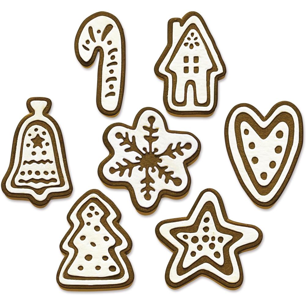 Sizzix Thinlits Die Set - Christmas Cookies, 665566, by: Tim Holtz