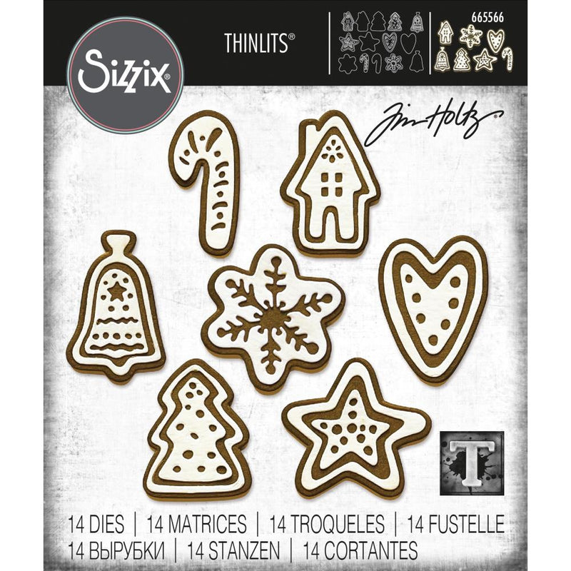 Sizzix Thinlits Die Set  - Christmas Cookies, 665566, by: Tim Holtz