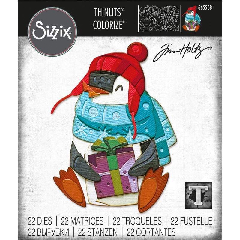 Sizzix Thinlits Die Set  - Eugene, Colorize, 665568 by: Tim Holtz