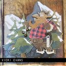 Sizzix Thinlits Die Set  - Woodland Santa, Colorize, 665573 by: Tim Holtz