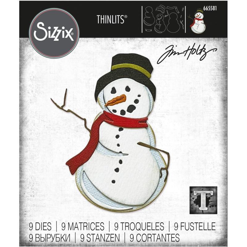 Sizzix Thinlits Die Set  - Mr. Frost, 665581 by: Tim Holtz