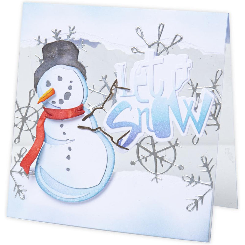 Sizzix Thinlits Die Set  - Scribbly Snowflakes, 665582 by: Tim Holtz