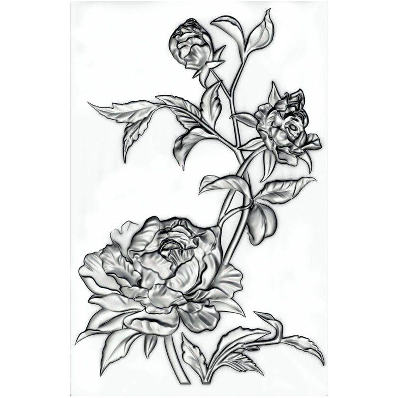 Sizzix 3-D Texture Fades Embossing Folder - Mini Roses, 665632 by: Tim Holtz