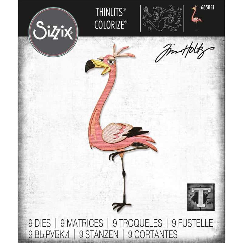 Sizzix Thinlits Die Set - Gladys Colorize, 665851 by: Tim Holtz