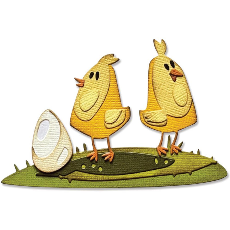 Sizzix Thinlits Die Set - Papercut Chicks Colorize, 665854 by: Tim Holtz