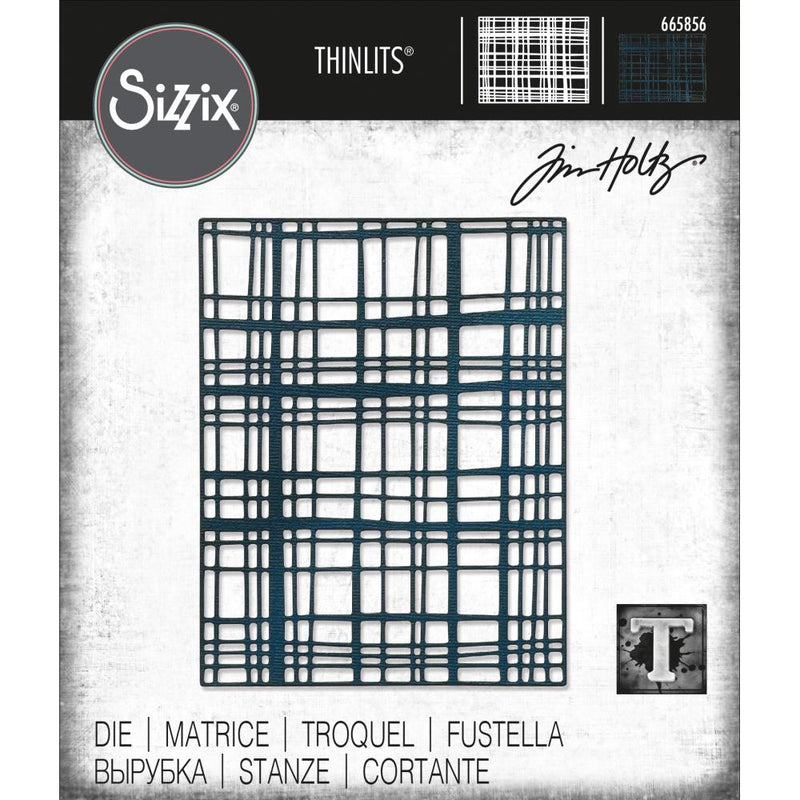 Sizzix Thinlits Die Set - Simple Plaid, 665856 by: Tim Holtz