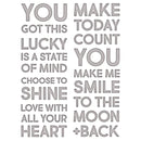 Sizzix Thinlits Die Set - Bold Text