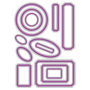 Sizzix Thinlits Die Set 37PK - Vintage Labels, 665929 by: Tim Holtz