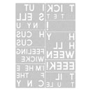 Sizzix Thinlits Die Set - Bold Text Halloween, 665995 by: Tim Holtz