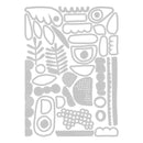 Sizzix Thinlits Die Set- Abstract Elements, 666280 by: Tim Holtz