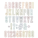 Sizzix Thinlits Die Set- Alphanumeric Bulletin, 666281 by: Tim Holtz