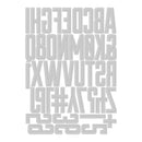 Sizzix Thinlits Die Set- Alphanumeric Emporium, 666282 by: Tim Holtz