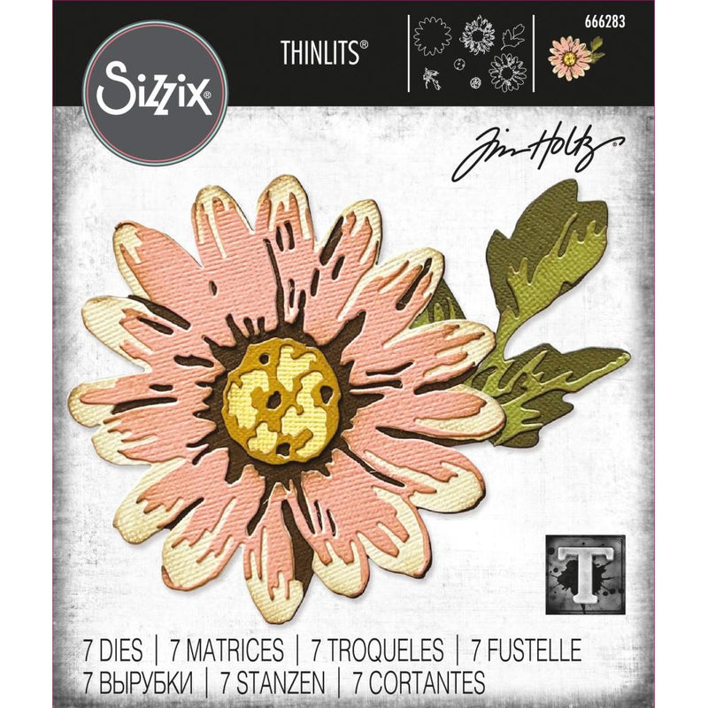 Sizzix Thinlits Die Set- Blossom, 666283 by: Tim Holtz