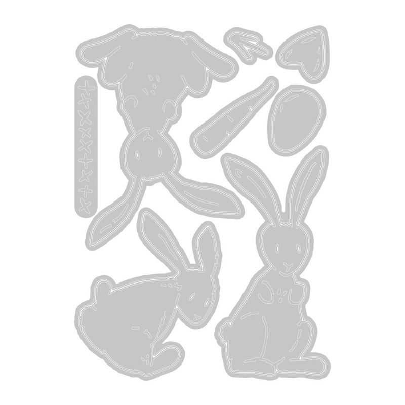 Sizzix Thinlits Die Set- Bunny Stitch, 666293 by: Tim Holtz