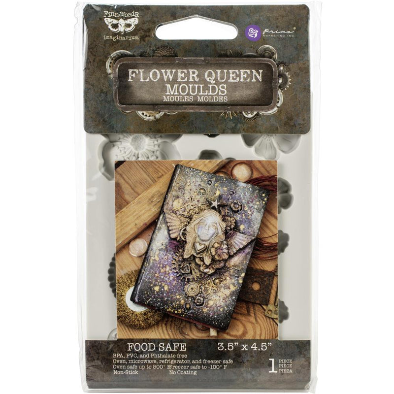 Finnabair Decor Moulds 3.5x4.5 - Flower Queen, 966607