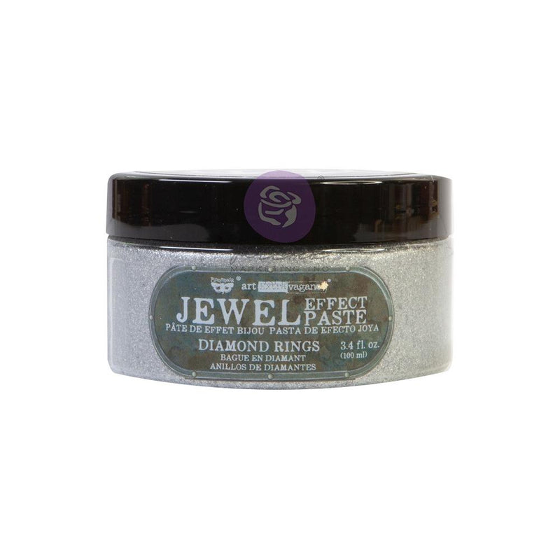 Finnabair Art Extravagance Jewel Texture Paste 3.4oz Jar - Diamond Rings, 968748