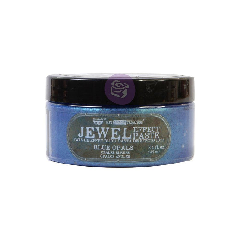 Finnabair Art Extravagance Jewel Texture Paste 3.4oz Jar - Blue Opals, 968786