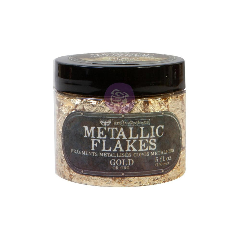 Finnabair Art Ingredients Metal Flakes 5oz - Gold, 968816