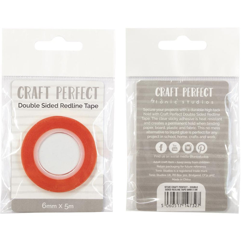 Tonic Craft Perfect Redline Tape 1/4" - Clear, 9732E