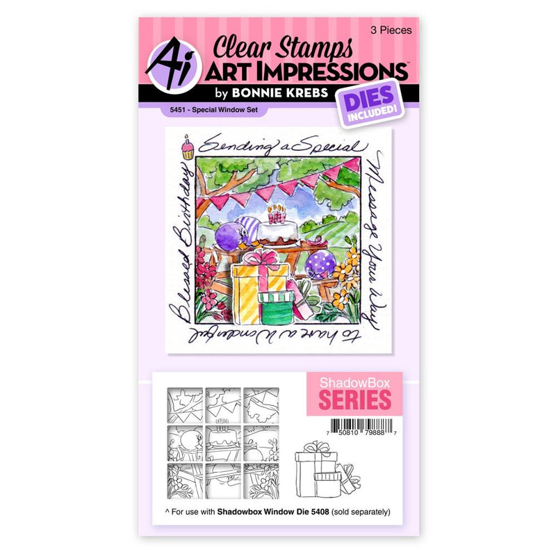 Art Impressions Windows To The World Stamp & Die Set - Special Window, AI5451