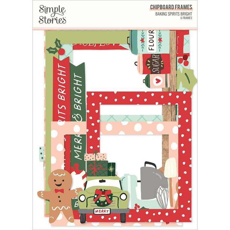 Simple Stories Chipboard Frames - Baking Spirits Bright Collection, BAKI8322