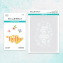 Spellbinders Stencil and Die Bundle- Floral Hello, BD-0750