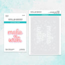 Spellbinders Stencil and Die Bundle- Make a Wish Confetti, BD-0751