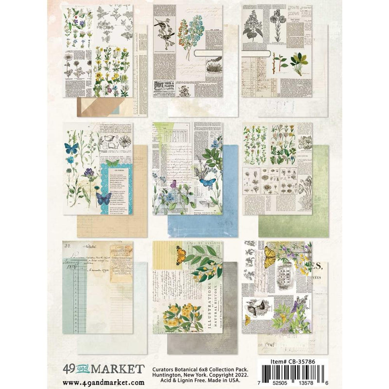 49 And Market - Collection Pack 6x8 - Curators Botanical, CB35786