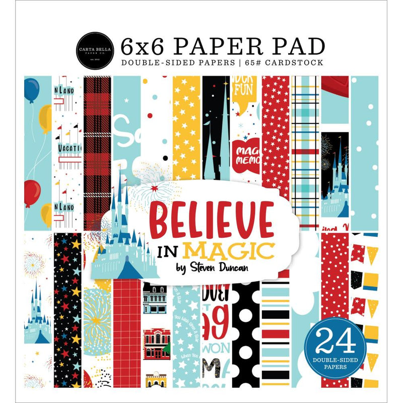 Carta Bella Double-Sided 6x6 Paper Pad - Believe In Magic, CBBIM148023