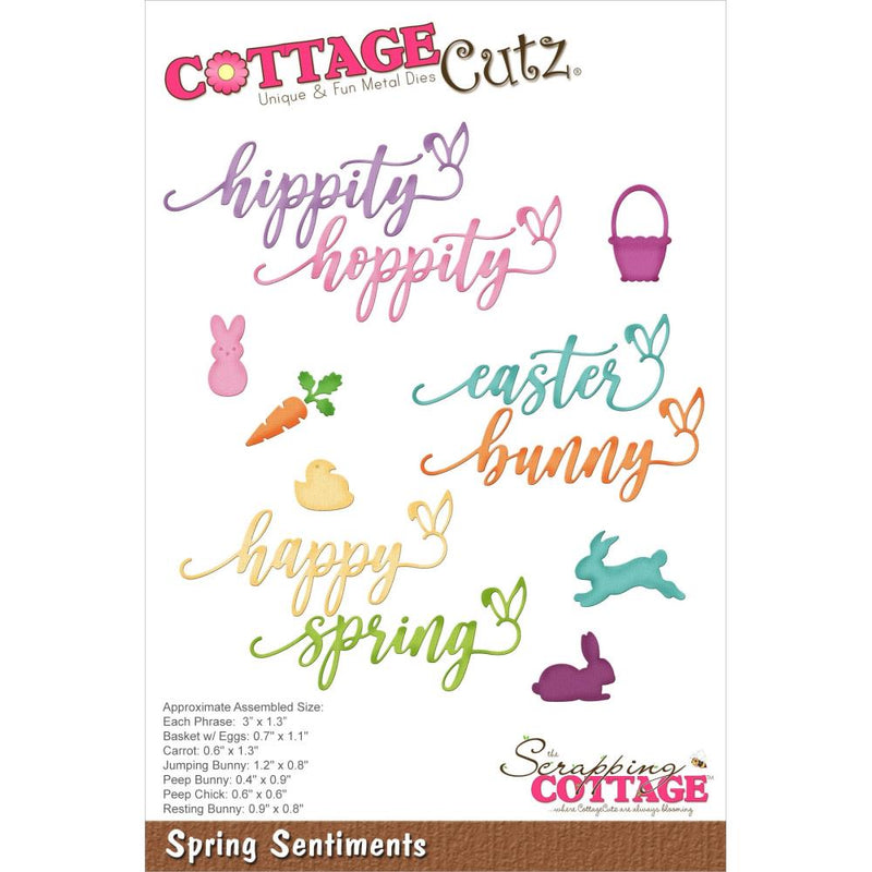 CottageCutz Dies - Spring Sentiments, CC-1005