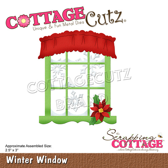 CottageCutz Dies - Winter Window, CC-676