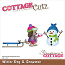 Cottage Cutz Dies - Winter Dog & Snowman, CC-963