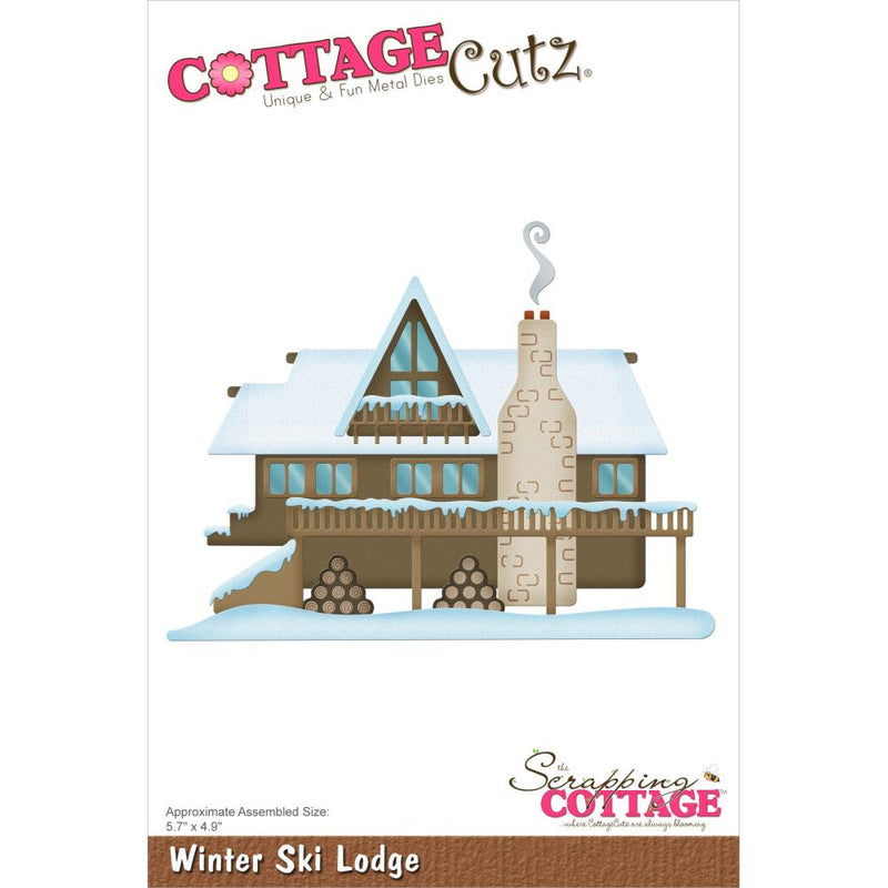 Cottage Cutz Dies - Winter Ski Lodge, CC-972