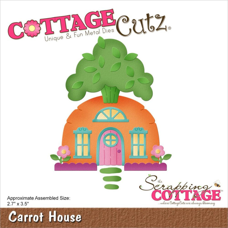 CottageCutz Dies - Carrot House, CC-993