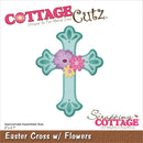 CottageCutz Dies - Easter Cross w/Flowers, CC-994